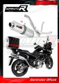 exhaust muffler DOMINATOR oval fits the motorcycle Suzuki DL 650 V Strom / XT 2012   2016