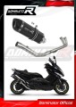 kompletny układ wydechowy z tłumikiem DOMINATOR Full System HP1 CZARNY pasujący do motocykla Yamaha T-MAX 500 2008 - 2011 3