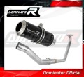 complete exhaust system with muffler DOMINATOR Full System GP BLACK fits the motorcycle Yamaha YZF R125 2019   2020 4
