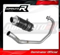 complete exhaust system with muffler DOMINATOR Full System GP1 BLACK fits the motorcycle Honda CBF 125 2009   2014 4