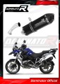exhaust muffler DOMINATOR HP7 BLACK fits the motorcycle BMW R1200GS 2008   2009 3