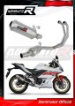 Yamaha YZF-R3 2022 Exhaust Muffler Manifold Collector Auspuff Sportauspuff Silencer Echappement Silencieux Scarico Marmitta Scarichi Escape Wydech Tłumik Kolektor OV DOMINATOR Full Exhaust System EX