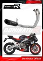 Aprilia RS 660 2020 - 2023 Exhaust Muffler Manifold Collector Auspuff Sportauspuff Silencer Echappement Silencieux Scarico Marmitta Scarichi Escape Wydech Tłumik Kolektor HP8 BLACK DOMINATOR Full Exhaust System