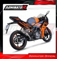 KTM RC 390 2022 - 2023 motorcycle Exhaust Muffler Auspuff Sportauspuff Silencer Echappement Silencieux Scarico Scarichi Escape Wydech Tłumik GP Dominator Exhaust System 2