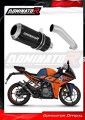 KTM RC 390 2022 - 2023 motorcycle Exhaust Muffler Auspuff Sportauspuff Silencer Echappement Silencieux Scarico Scarichi Escape Wydech Tłumik GP BLACK Dominator Exhaust System