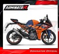 KTM RC 390 2022 - 2023 Exhaust Muffler Manifold Collector Auspuff Sportauspuff Silencer Echappement Silencieux Scarico Marmitta Scarichi Escape Wydech Tłumik Kolektor HP8 DOMINATOR Full Exhaust System 3