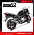 exhaust muffler DOMINATOR ROUND fits the motorcycle Suzuki GSXF 650 2007   2016 3