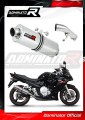 exhaust muffler DOMINATOR oval fits the motorcycle Suzuki GSXF 650 2007   2016