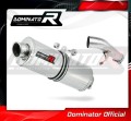 exhaust muffler DOMINATOR oval fits the motorcycle Suzuki GSXF 650 2007   2016 2