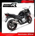 exhaust muffler DOMINATOR HP1 fits the motorcycle Suzuki GSXF 650 2007   2016 3