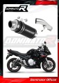 Suzuki GSXF 650 GSX 650 F 2007-2016 Motorcycle Dominator Exhaust Silencer Muffler Pot d'échappement Marmitta Escape GP1 BLACK