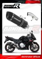 exhaust muffler DOMINATOR HP1 BLACK fits the motorcycle Suzuki GSXF 650 2007   2016