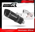 exhaust muffler DOMINATOR HP1 BLACK fits the motorcycle Suzuki GSXF 650 2007   2016 2