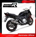 complete exhaust system with muffler DOMINATOR Full System HP1 fits the motorcycle Suzuki GSXF 650 2007   2016 3