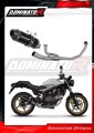 complete exhaust system with muffler DOMINATOR Full System HP3 BLACK fits the motorcycle Honda VTR 250 2009   2015