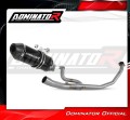 kompletny układ wydechowy z tłumikiem DOMINATOR Full System HP3 CZARNY pasujący do motocykla Honda VTR 250 2009 - 2015 2