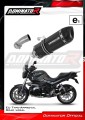 exhaust muffler DOMINATOR homologated road legal HP1 BLACK fits the motorcycle BMW R1200R 2010   2014