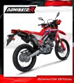 Honda CRF 300L / Rally 2021 - 2023 motorcycle Exhaust Muffler Auspuff Sportauspuff Silencer Echappement Silencieux Scarico Scarichi Escape Wydech Tłumik MX2 BLACK Dominator Exhaust System 2