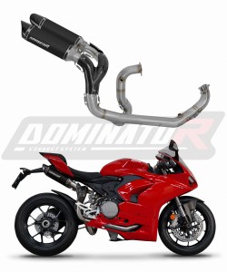 Ducati Panigale V2 2020 - 2023 Komplett avgassystem LjuddämpareHP8 SVART + dB killer