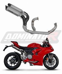 Ducati Panigale V2 2020 - 2023 Komplett avgassystem LjuddämpareTitan HP8 + dB killer