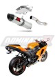 ZX6R 636 EXHAUST Kawasaki Muffler Auspuff Sportauspuff Silencer Echappement Silencieux Scarico Scarichi Escape Wydech Tłumik HP2 2007 - 2008 Dominator 4