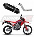 exhaust muffler DOMINATOR MX2 BLACK fits to Honda CRF 300L / Rally 2021  2023 6