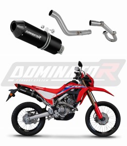 Honda CRF 300L / Rally 2021 - 2023 Komplett avgassystem LjuddämpareMX2 SVART + dB killer