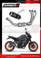 Yamaha MT 09 2021 - 2023 Full  Exhaust System EX Muffler Auspuff Sportauspuff Silencer Echappement Silencieux Scarico Scarichi Escape Collector Manifold Wydech Tłumik GP BLACK DOMINATOR EXHAUST SYSTEM
