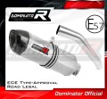 exhaust muffler DOMINATOR homologated road legal HP1 fits the motorcycle Kawasaki Z750 2007   2012
