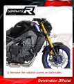 complete exhaust system with muffler DOMINATOR Full System HP3 fits the motorcycle Yamaha XSR 900 2022   2023 4
