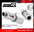 exhaust muffler DOMINATOR homologated road legal ROUND fits to Kawasaki ZX9R 1998  2002