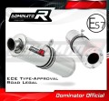 exhaust muffler DOMINATOR homologated road legal ROUND fits the motorcycle Kawasaki ZX6R 1998   2002