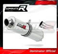 exhaust muffler DOMINATOR homologated road legal ROUND fits the motorcycle Kawasaki ZX6R 636 2009   2020 2