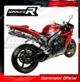exhaust muffler DOMINATOR homologated road legal HP1 fits the motorcycle Yamaha YZF R1 1000 RN12 2004   2006 3