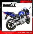 exhaust muffler DOMINATOR homologated road legal ROUND fits to Yamaha FZS FAZER 1000 2001  2005 3