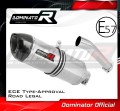 exhaust muffler DOMINATOR homologated road legal HP1 fits the motorcycle Yamaha FZS FAZER 600 1998   2003