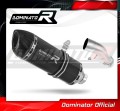 exhaust muffler DOMINATOR homologated road legal HP1 BLACK fits to Yamaha FZ1 FAZER 1000 2006  2015 2