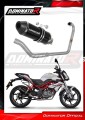 complete exhaust system with muffler DOMINATOR Full System HP3 BLACK fits the motorcycle Benelli BN 125 2018   2023