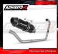 complete exhaust system with muffler DOMINATOR Full System HP3 BLACK fits the motorcycle Benelli BN 125 2018   2023 2