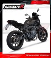 complete exhaust system with muffler DOMINATOR Full System HP8 titanium fits to Yamaha MT 07 2021  2024 3