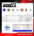 exhaust muffler DOMINATOR GP1 fits the motorcycle Aprilia Tuono V4 R APRC 2011   2014 2