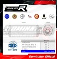 exhaust muffler DOMINATOR oval fits the motorcycle Suzuki BURGMAN 400 2003   2006 4