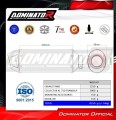 complete exhaust system with muffler DOMINATOR Full System MX2 fits to Honda XL 750 TRANSALP 2023  6