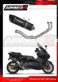 Yamaha XP 560 T-MAX 2020 - 2023 EXHAUST Collector Manifold Full System Muffler Auspuff Sportauspuff Silencer Echappement Silencieux Scarico Scarichi Escape Wydech Tłumik HP6 BLACK Dominator Exhaust System