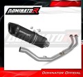 complete exhaust system with muffler DOMINATOR Full System HP6 BLACK fits the motorcycle Yamaha XP 560 T MAX 2020   2024 2