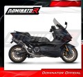 Yamaha XP 560 T-MAX 2020 - 2023 EXHAUST Collector Manifold Full System Muffler Auspuff Sportauspuff Silencer Echappement Silencieux Scarico Scarichi Escape Wydech Tłumik HP6 BLACK Dominator Exhaust System 3