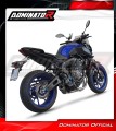 Yamaha MT 07 2014 - 2020 EXHAUST Collector Manifold Full System Muffler Auspuff Sportauspuff Silencer Echappement Silencieux Scarico Scarichi Escape Wydech Tłumik HP8 BLACK Dominator Exhaust System 2