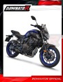 Yamaha MT 07 2014 - 2020 EXHAUST Collector Manifold Full System Muffler Auspuff Sportauspuff Silencer Echappement Silencieux Scarico Scarichi Escape Wydech Tłumik HP8 BLACK Dominator Exhaust System 4