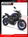 complete exhaust system with muffler DOMINATOR Full System titanium HP8 fits the motorcycle Yamaha XSR 700 2015   2020 5