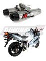 RST 1000 FUTURA Exhaust Aprilia Muffler Auspuff Sportauspuff Silencer Echappement Silencieux Scarico Scarichi Escape Carbon Tip HP3 2001 - 2004 Dominator  x